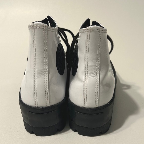 Converse Chuck Taylor All Star Lugged High Top Women's White Black Size 7.5 - Picture 4 of 6